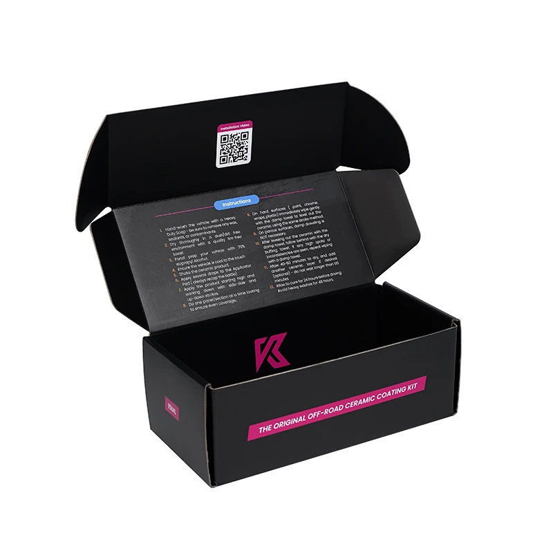 Custom Printed Corrugated Cardboard Box Flat Shipping Boxes Premium Mailer Corrugated Hard Paper Gift Box Packaging for Clothing