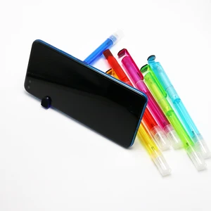 Screen Clean Phone Holder Empty Alcohol Plastic Spray Ball Pen for Sanitizer