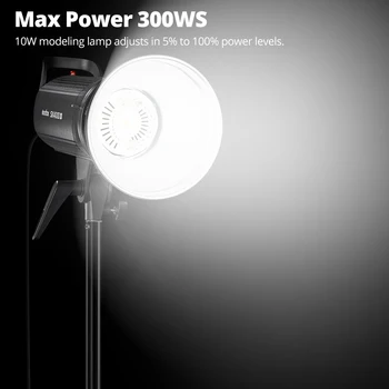 Godox 300W SK300IIV SK300II-V 2.4G X System Professional Compact Studio Flash detail image