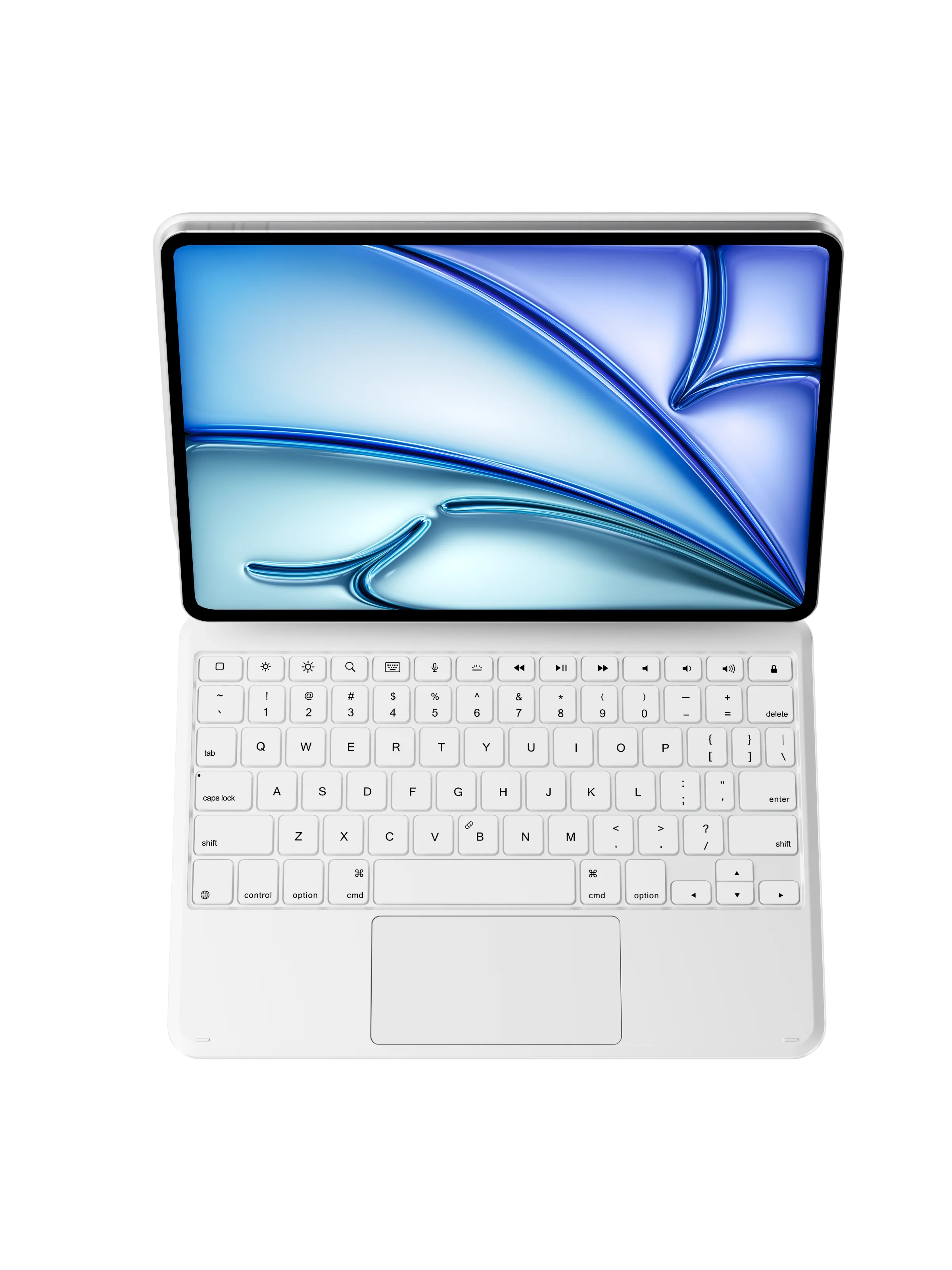 Custom Language 7-Color RGB Portable Scissor Switch Ultra-Thin BT Magnetic Keyboard for iPad Pro/Air 10.9