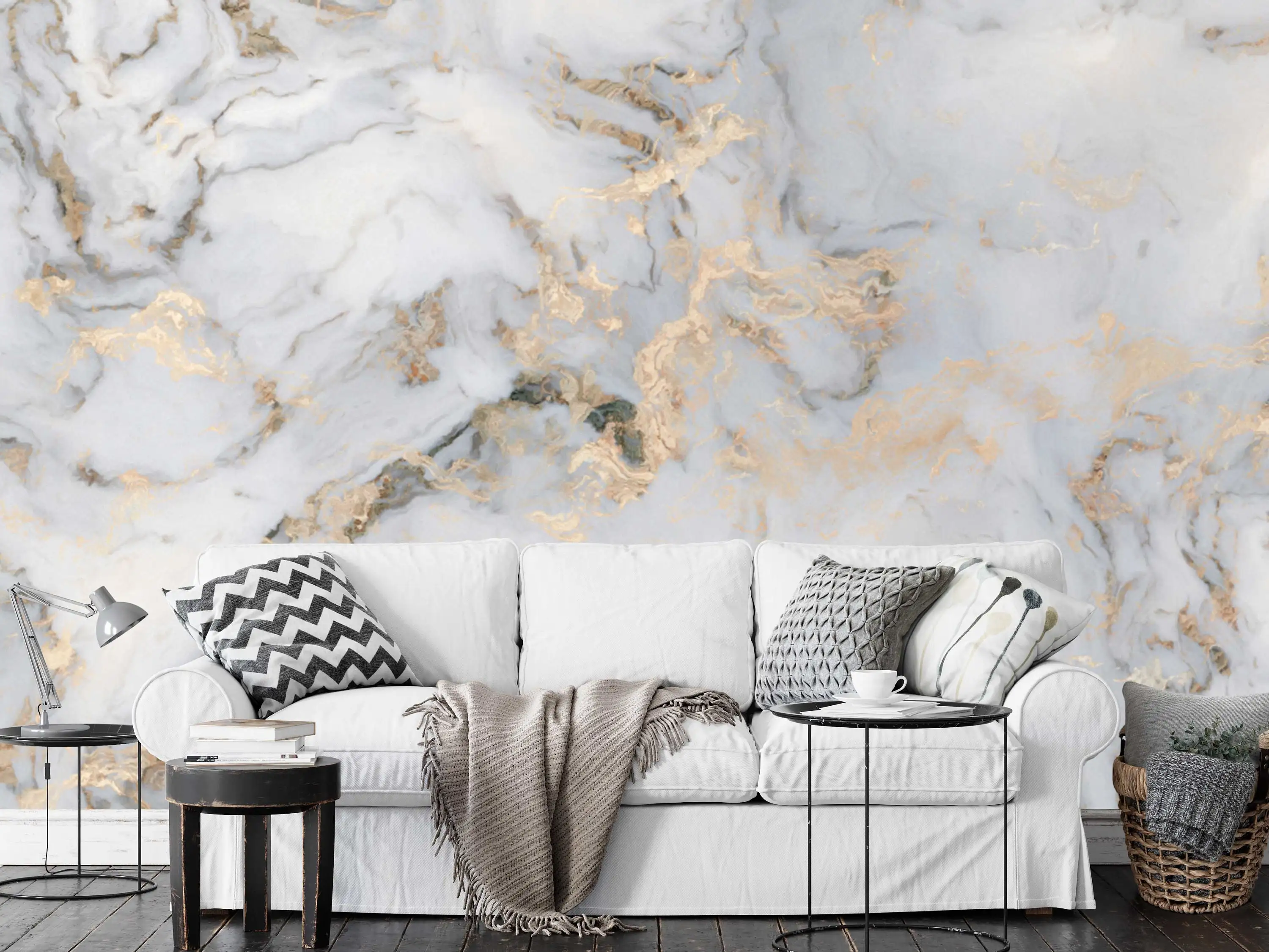 Panel Tipo Marmol Blanco Carrara Pvc Lamina Homely Elegance