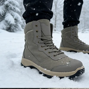 Hot Selling Classic Men's Style Shoes Waterproof Comfortable Sturdy Wear-Resistant Soft Shoes Adjustable Lace-up Commuting Shoes