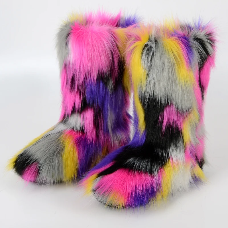 Wholesale Faux Fur Boots and Coat Headbands Set - Elegant