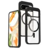 Parte trasera transparente / Borde de TPU negro