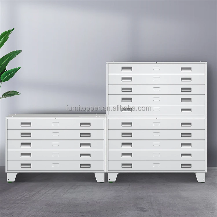 Ao/a1 File Engineering Chart Drawing Drafting Paper Map Metal Storage