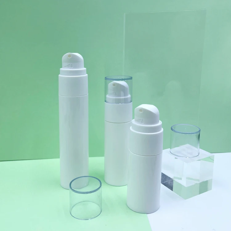 Airless Plastic Bottles for Cosmetic Packaging 20ml 30ml 50ml