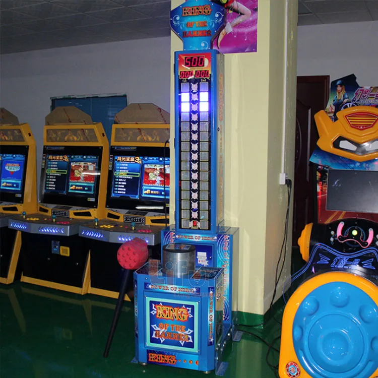 Factory Wholesale Coin Operated King Of Hammer Arcade boxing sport Game Machine adult Big Punch Boxing Game Machine For Sale