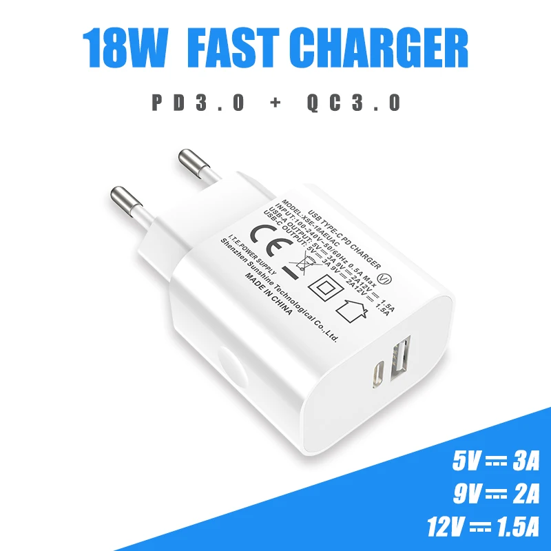 EU PD QC3.0 USB CHARGER