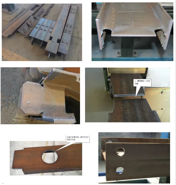 CNC Plasma H Beam Cutting Beveling Machine for Prefabricated Steel Projects