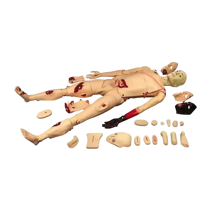 H111 Full Functions Trauma Nursing Manikin for Injury Care Training  Care Model Full Body Nursing Model With Comprehensive Wound