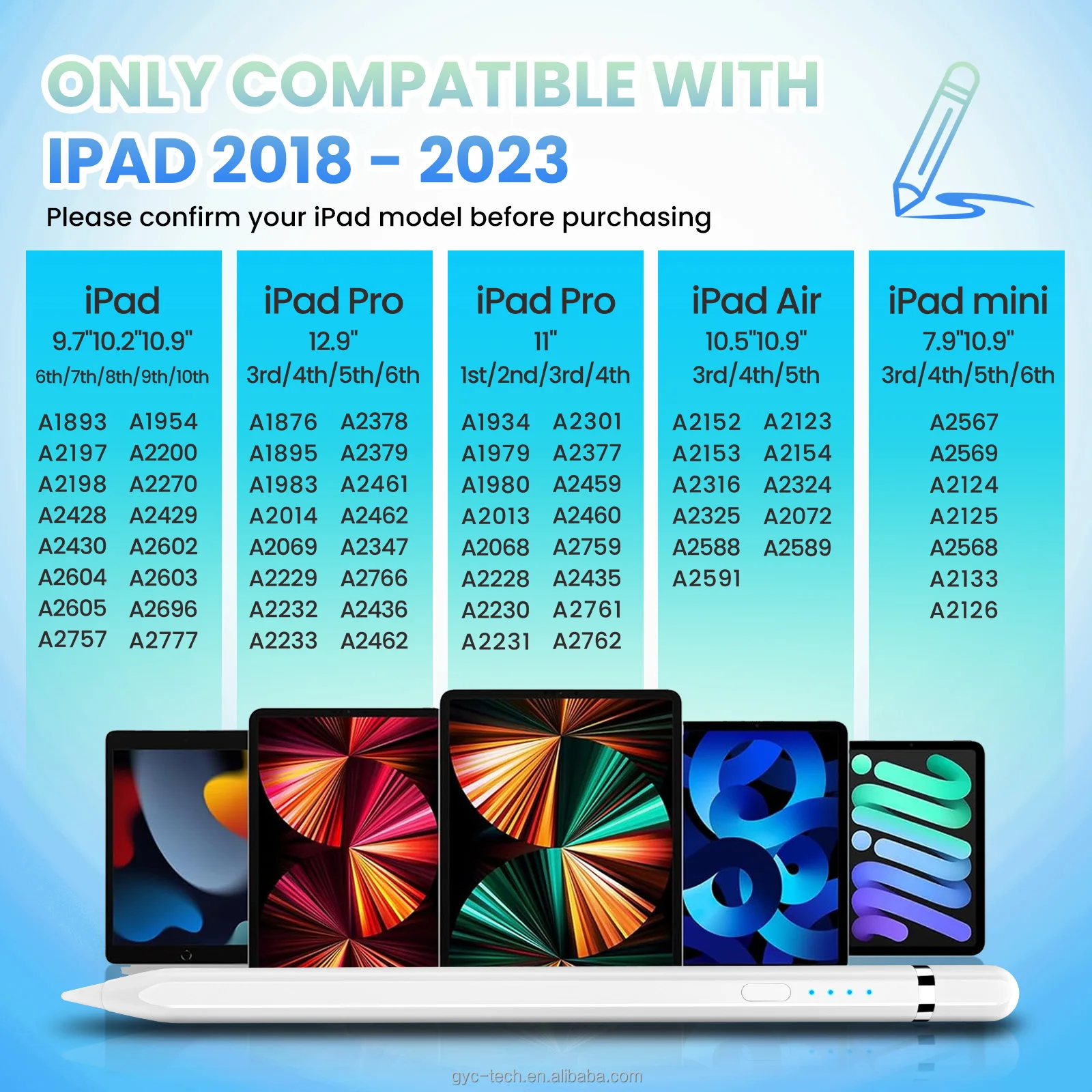 Active Standard Low Price Touch Screen Stylus Pen Adsorption