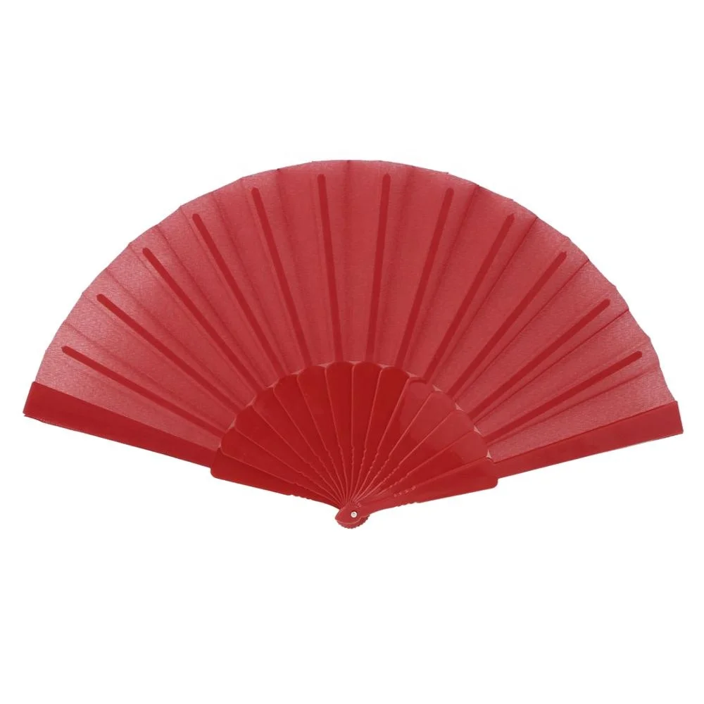 23cm Plastic Handle With Fabric Hand Fan With Customized Design Buy Hand Fan