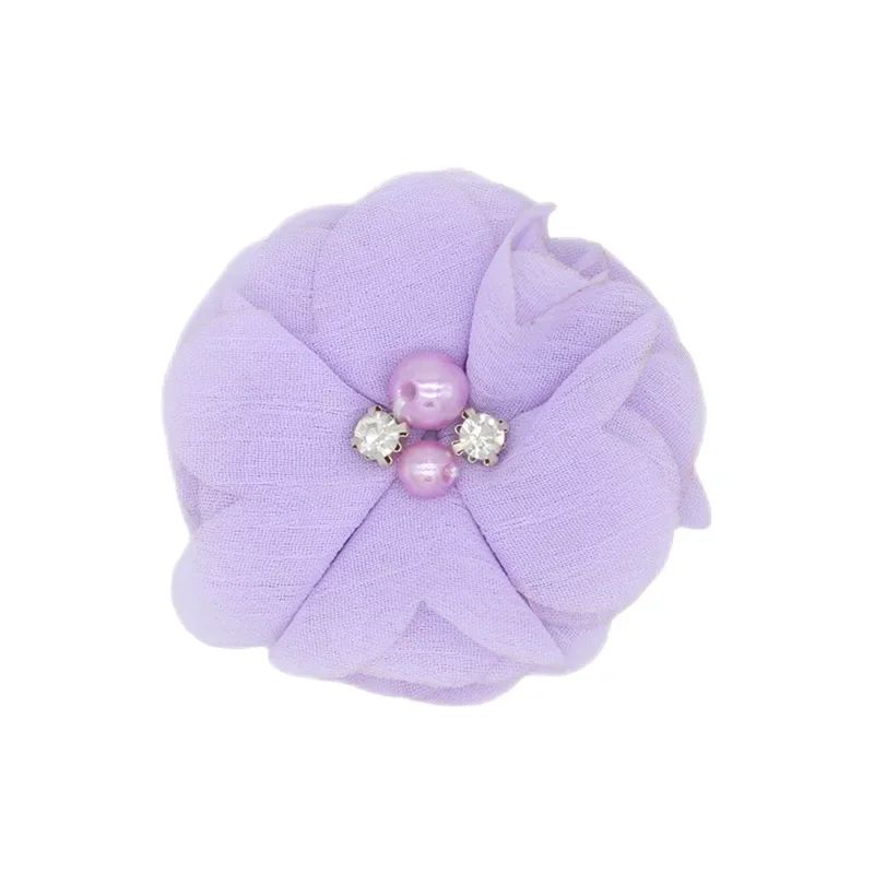Multi-function White Hairbands Head Make Satin Ribbon Flowers 6cm ...