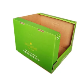 Warehouse Supermarket PDQ Corrugated Stackable Storage Box Large Stacking Cardboard PDQ Stacked Carton For Towels Shirts