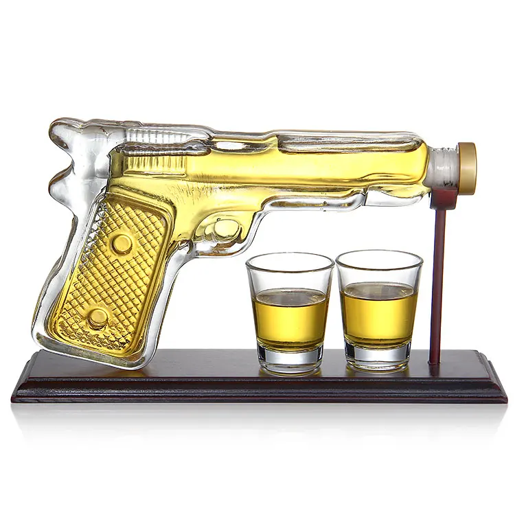 Hot Selling High Quality Manufacturer Whiskey Gun Decanter With Gun ...