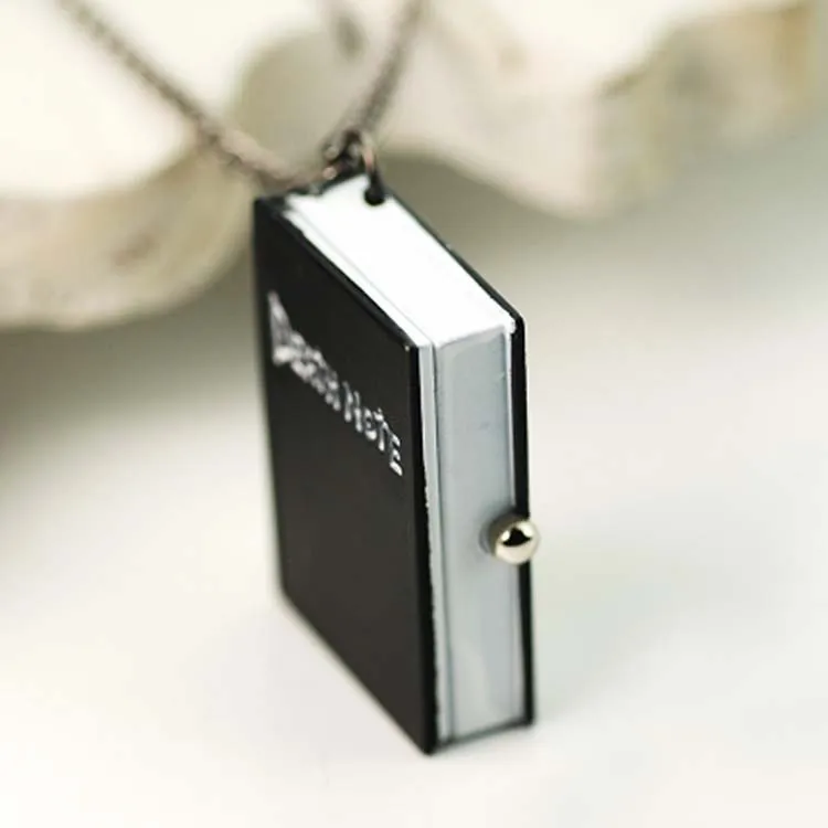 Death Note Book Quartz Pocket Watch - Antique Anime Chain
