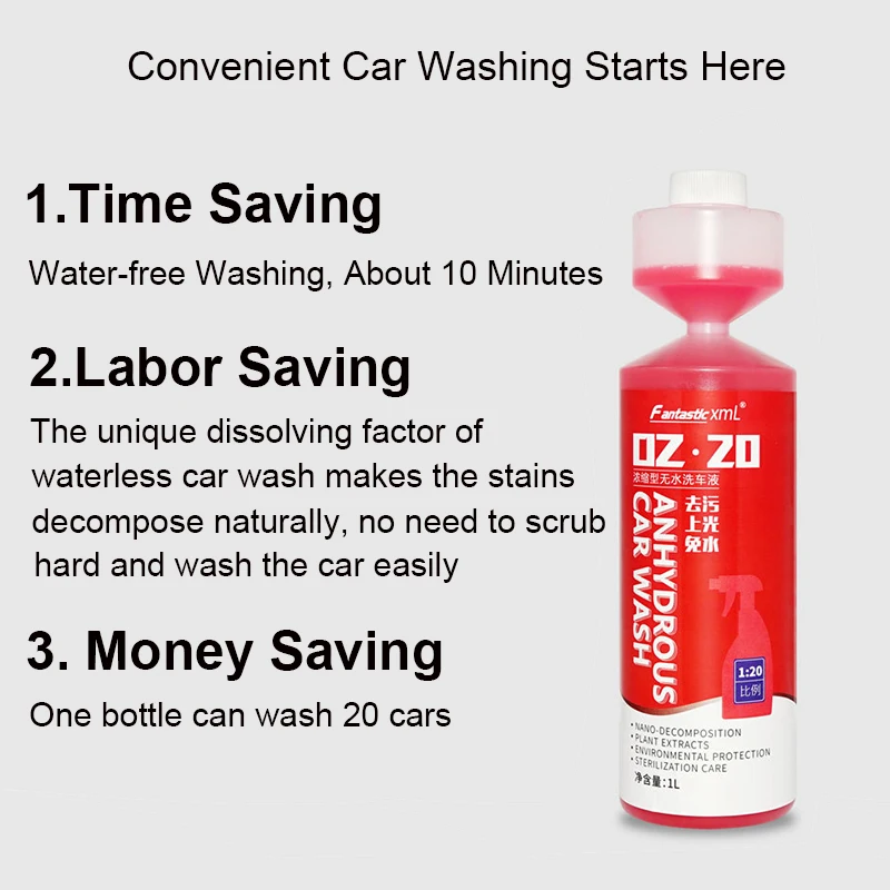 High Quality Waterless Hydro Car Wash Soap Shampoo Formualtion Buy