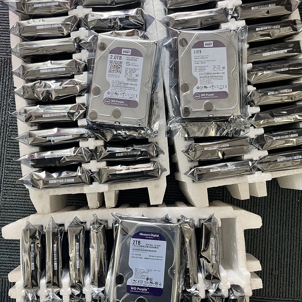 Hot Sale Purple Hard Disk 3.5 Inch 1/2/4/6/8/10tb Purple Monitor ...