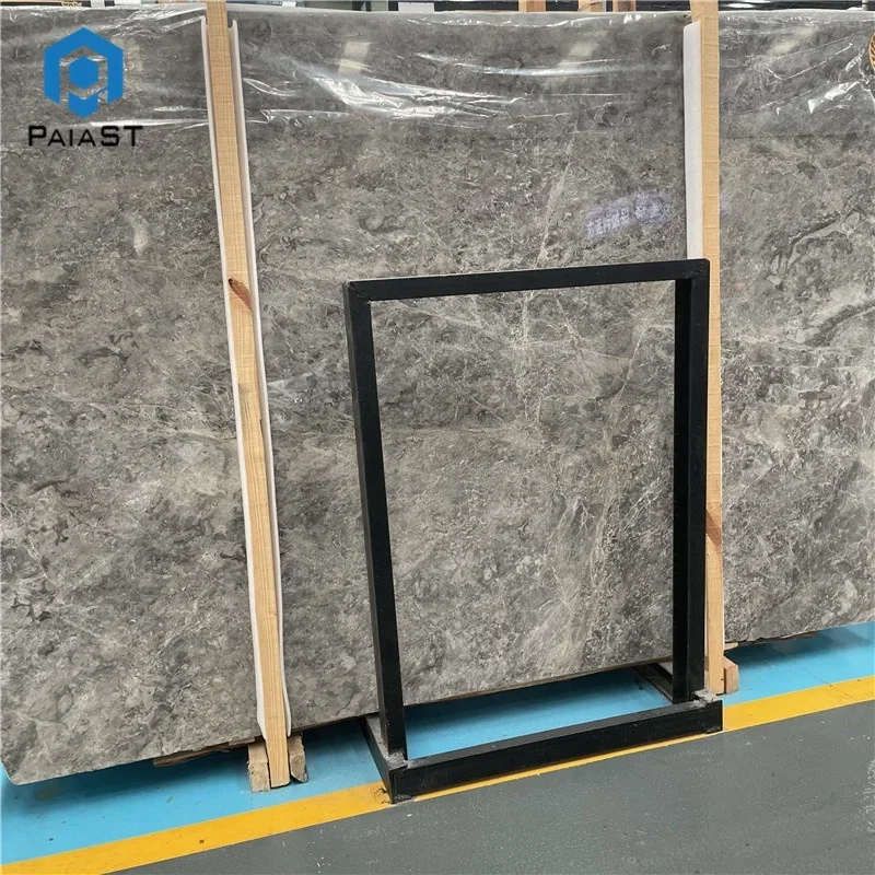 공장 직판 광택 마감 오스카 그레이 대리석 슬랩, 주택 바닥 및 벽면 디자인용