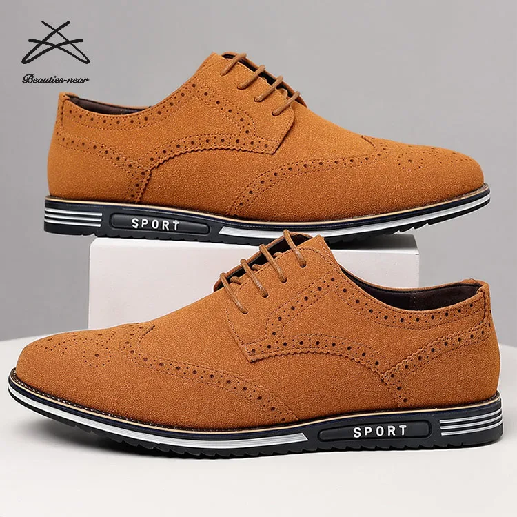 Hochwertige Herren Business Official Business Casual Wildleder Schuhe  Herren Walking Sportschuhe für Herren