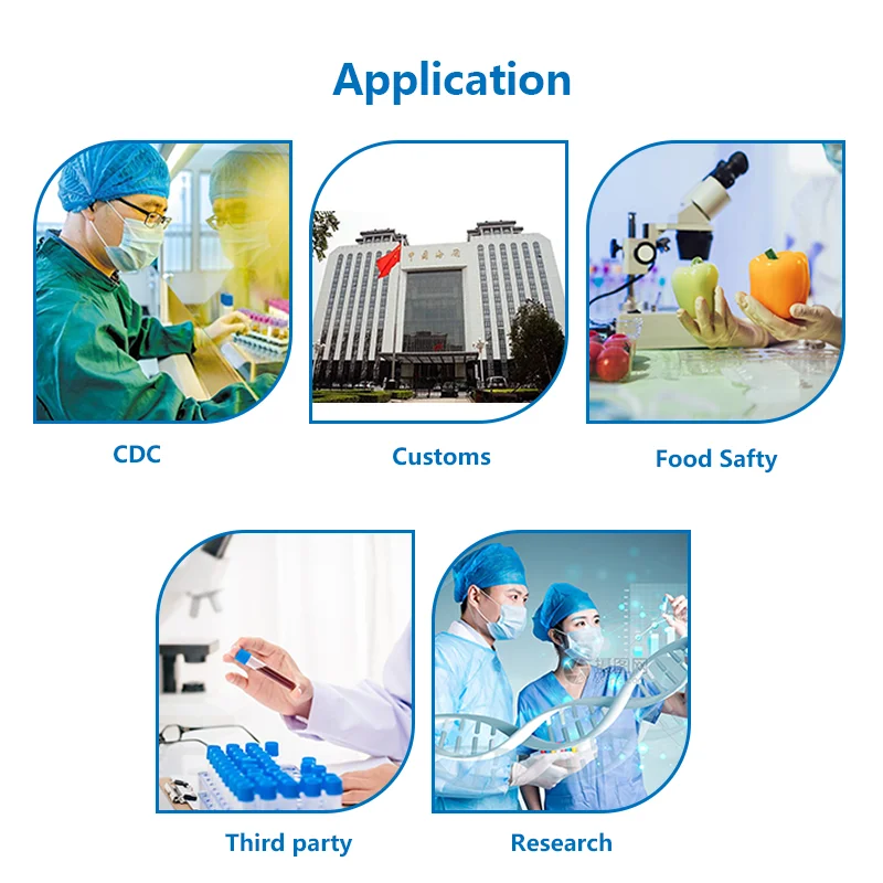 Mini Animal Pcr Analyzer Veterinary Microfluidic Chip Analyzer Handheld POCT Pcr Machine Vet USE Support Custom Oem