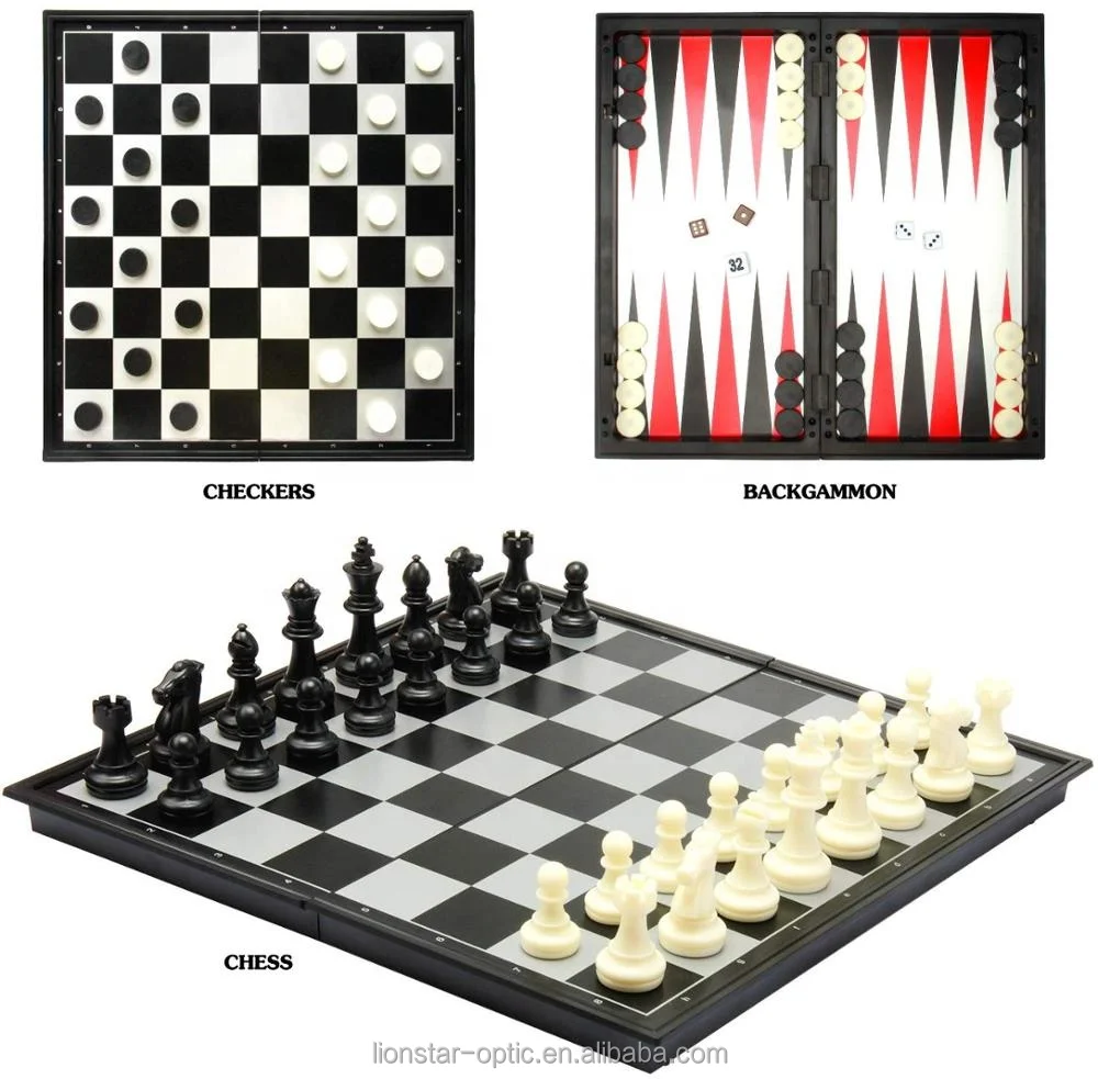 Chess Board Game Customer Logo Printing  Magnetic Chessboard Flight Large Chess for Outdoor Chess Set