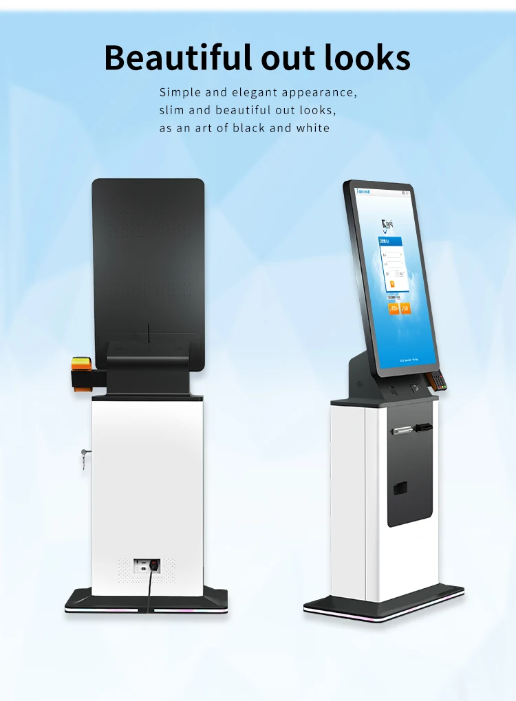 Self Service Payment Kiosk with SDK & Barcode Reader Capacitive Touch ...