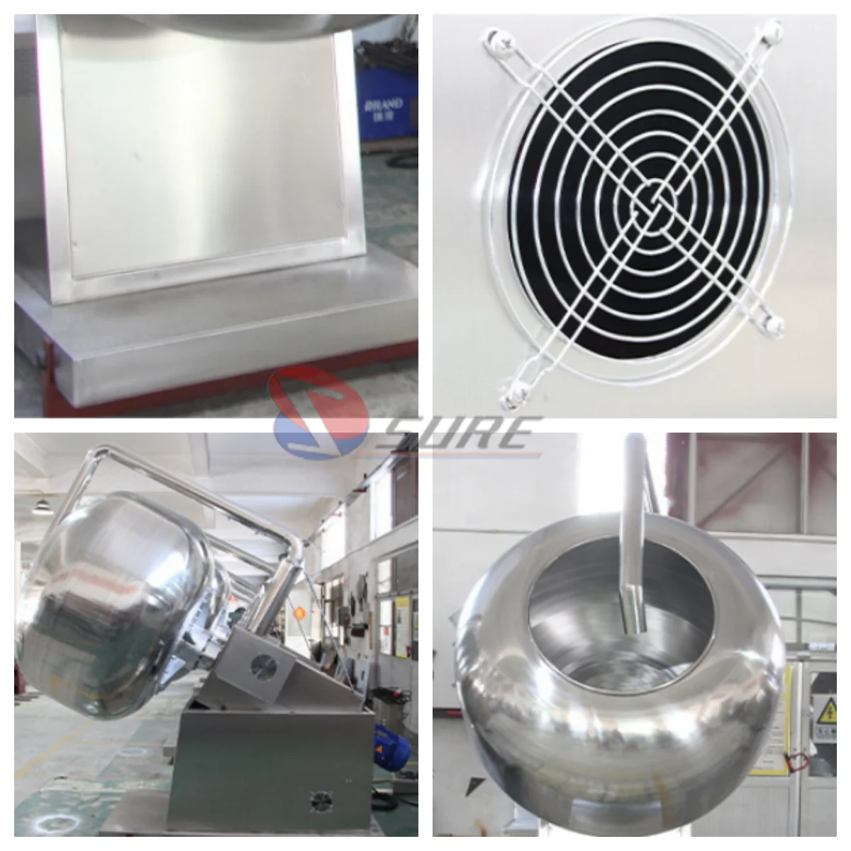 High Efficiency Peanut Coating Machine Nut Coating Machine Sweet Peanut Coating Machine