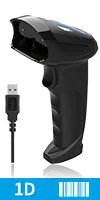 Xincode 2D 1D el kablosuz barkod tarayıcı tarama tabancası kablolu Usb barkod okuyucu mağaza süpermarket depo envanter