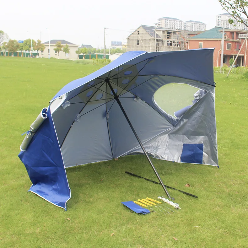 Windproof Uv-proof Beach Fishing Umbrella For Outdoor Camping_voghion.com