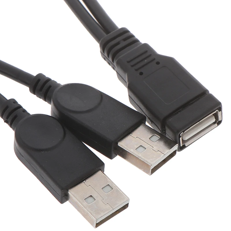 Câble USB Avec Interrupteur Marche/arrêt - Mâle Vers Double Femelle, Rallonge, Neuf