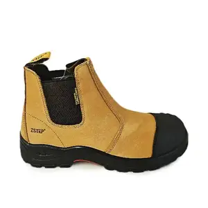 Men's Best Quality Steel Toe Work Boots with Mesh Safety All Seasons-for Summer Spring Winter and Autumn for Factory Use