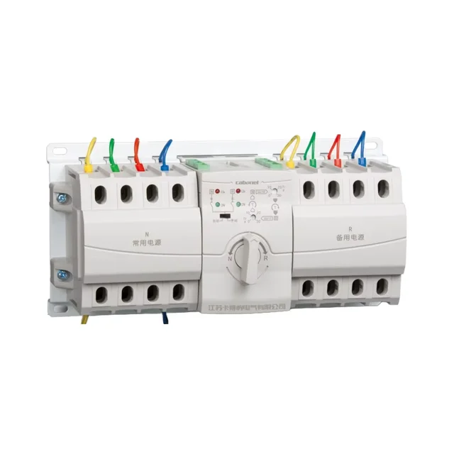 Intelligent Automatic Transfer Switch 3 Phase 3Pole 4 Pole 63A AC150-265V CB Type Change Over Switch Automatic ATS