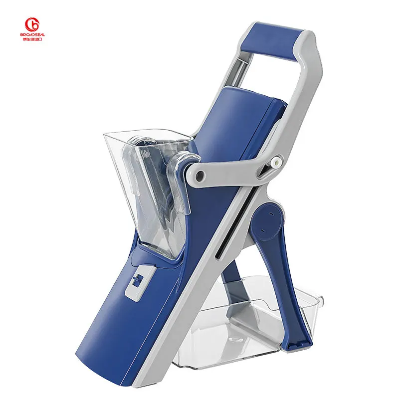 Manual Vegetable Cutter Slicer Safe Food Chopper for Fruit Potato Cucumber Carrot Meat Shredder Made of Plastic