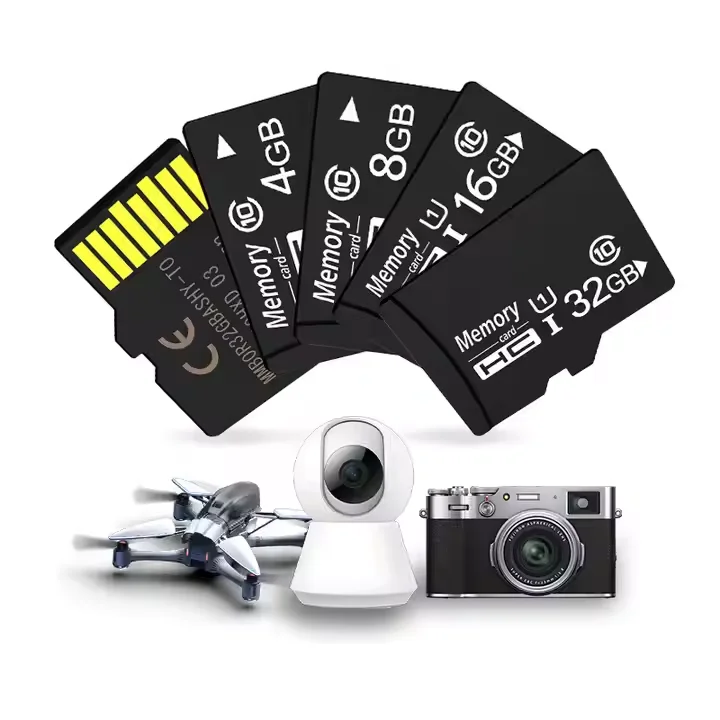 100% Original TF/SD Card 64GB Memory for 4K Cameras and DVRs SDcard 512MB to 32GB Options