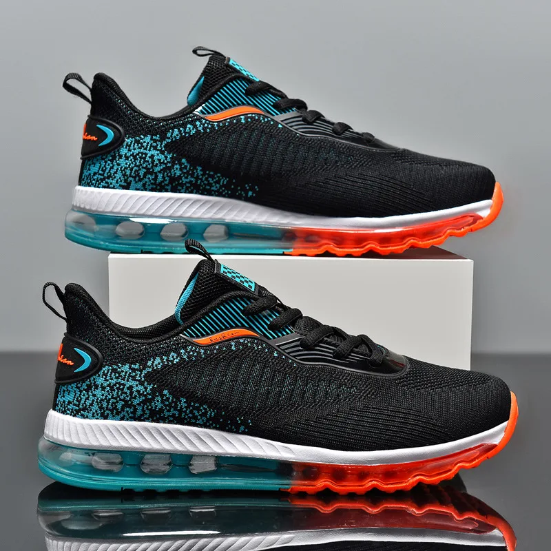 High Quality Lightweight Breathable Summer Spring Autumn Winter Sports Running Shoes Men Unique Fashionable Design Mesh Upper