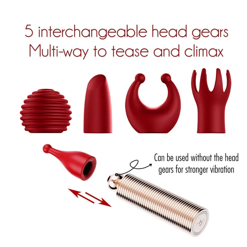 bullet vibrator tips Nu Sensuelle Point Plus 20-Function Rechargeable Silicone Bullet Vibra