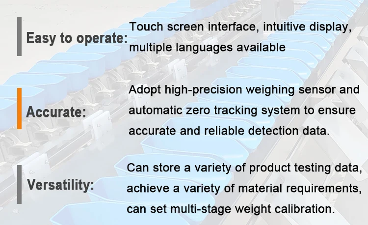 Auto Weight Machine Customizable Auto Weight Grading Sorting Checkweigher Machine for Fish ...