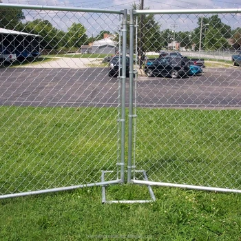 American Popular Free Standing 6 ft *12 ft  Easy Installed Construction Chain Link Fence Panel for Sale