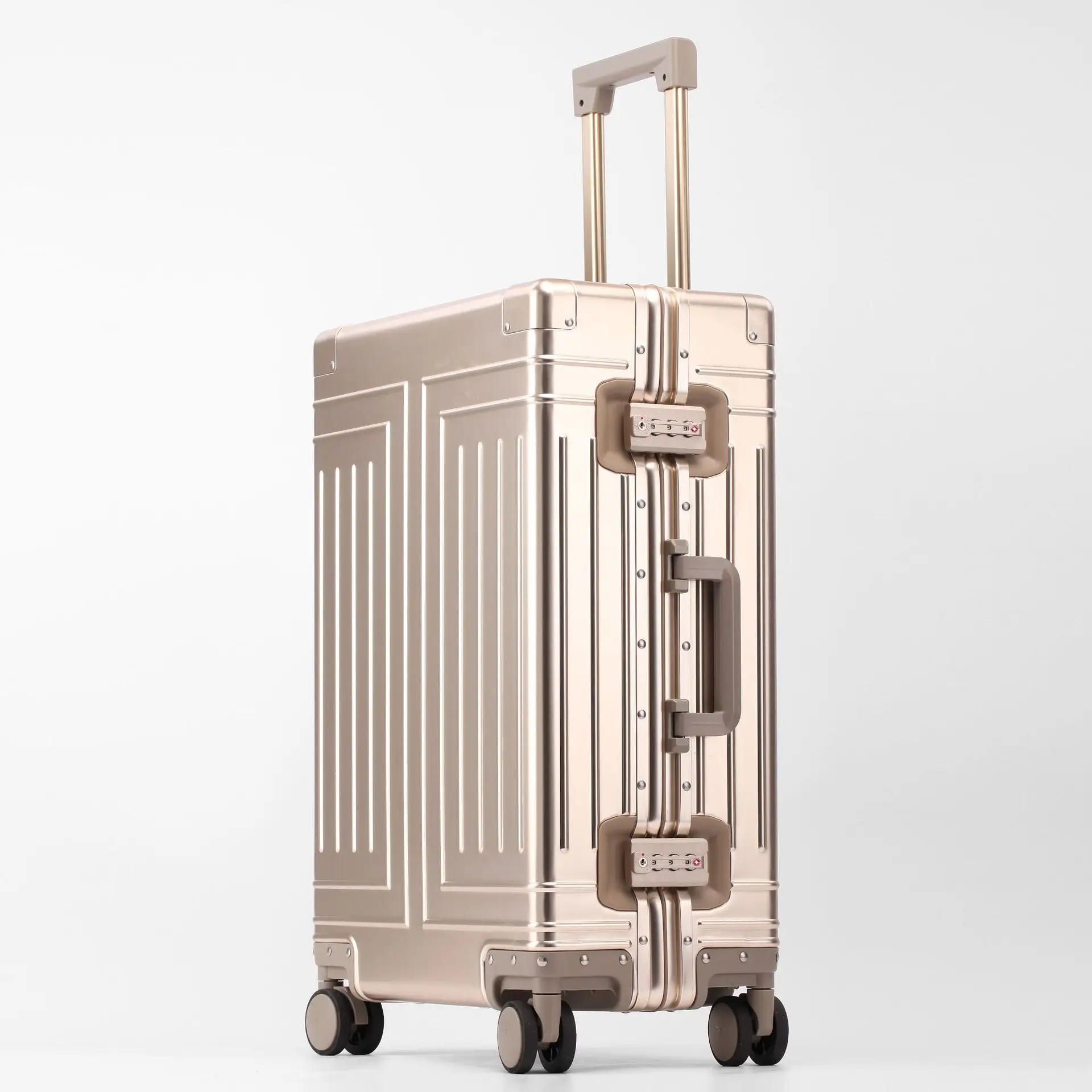 Maleta de viaje con marco de aluminio estrecho con ruedas para hombres y  mujeres - COMPRAR EL GLOBO