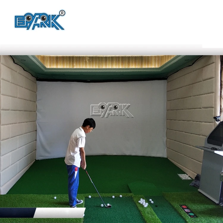 プロのブラボーバーチャルゴルフシミュレーター屋内3Dゴルフ
