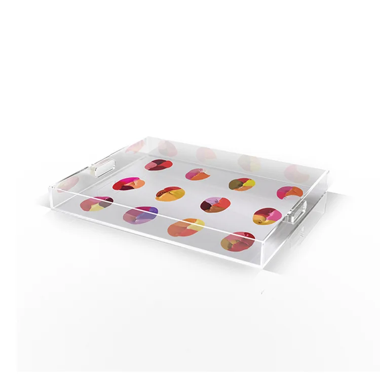 2023  Yiwu New Design  Acrylic Tray With Insert Wholesale