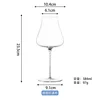 Twist small red wine glass
