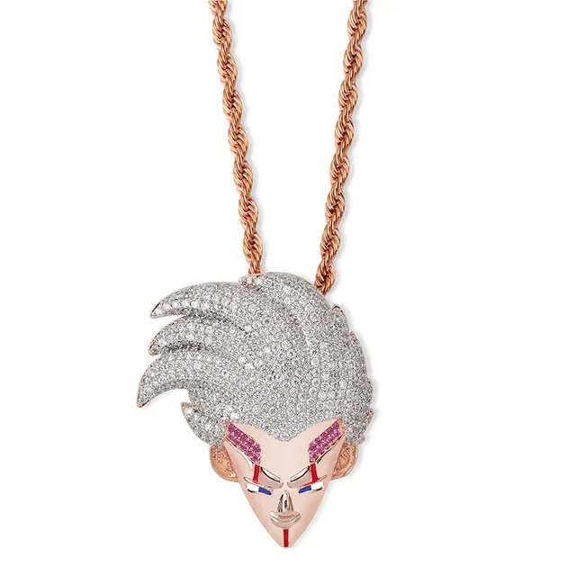 iced out dbz pendant