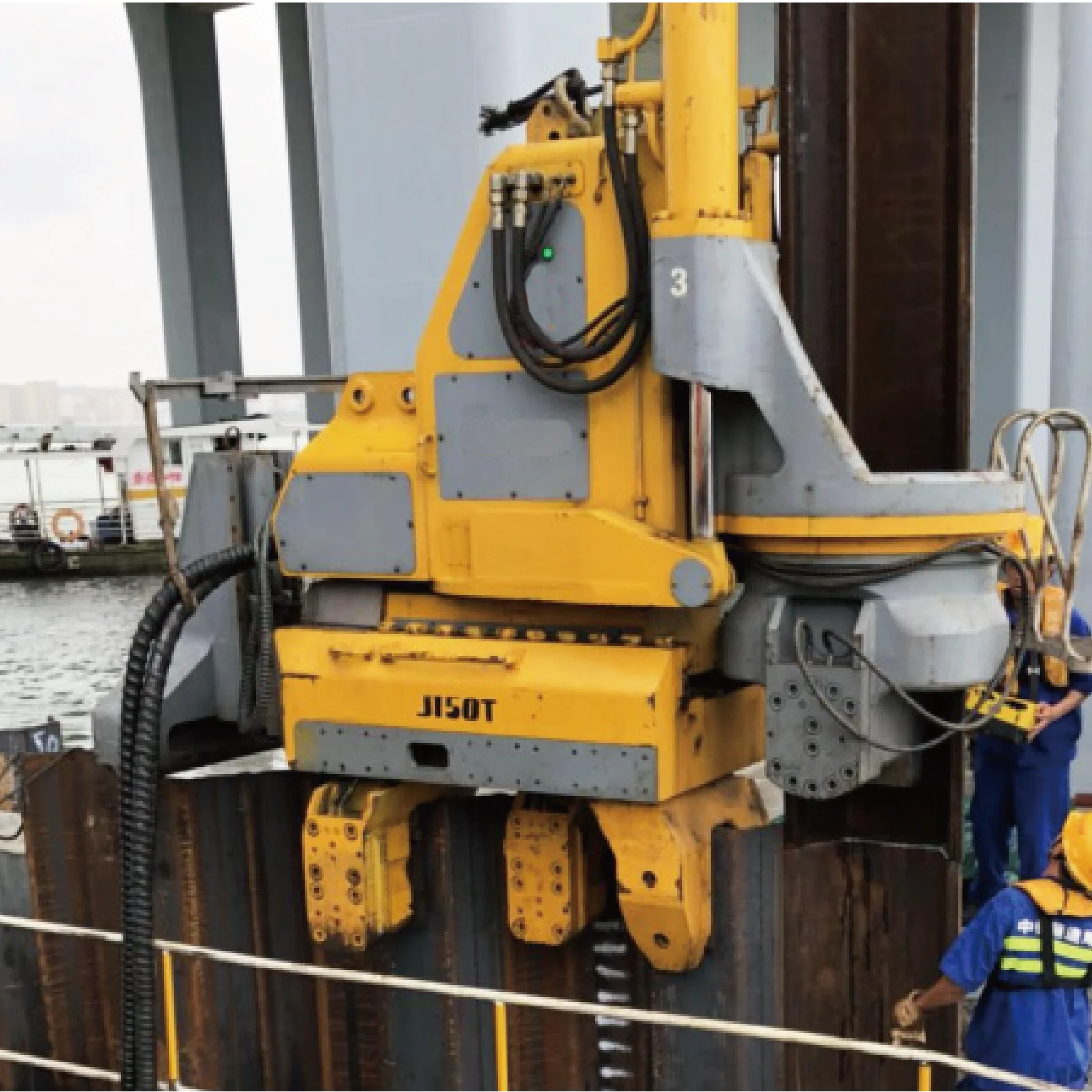 Multi-functional Pile Driver Sheet Piling Equipment Silent Piler for Sale