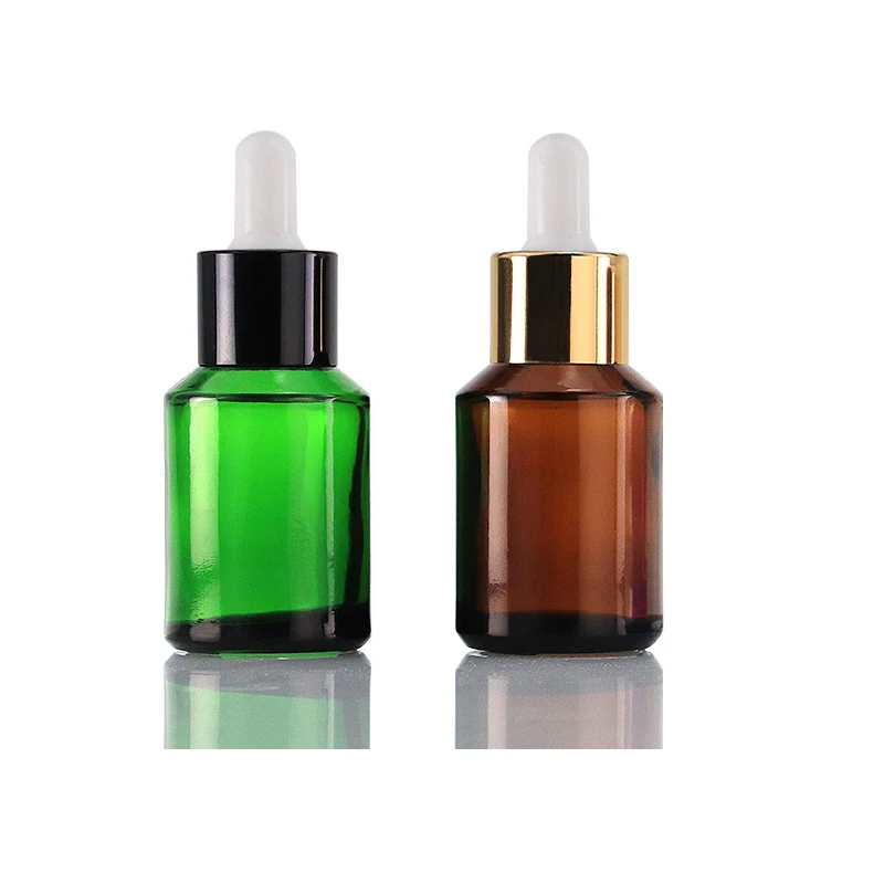 slanted glass dropper bottle 5ml 10ml 15ml 20ml 30ml 50ml 100ml head pressed essence foundation bottle manufacture