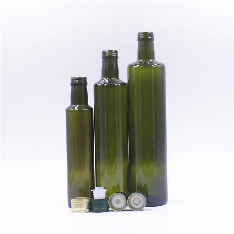 Download Food Grade Eco Friendly 100ml 250ml 375ml 500ml 750ml Marasca Round Olive Oil Glass Bottle With Aluminum Cap Buy 500ml Round Shape Empty Glass Olive Bottle 250ml Round Shape Olive Oil Glass Bottle 750ml