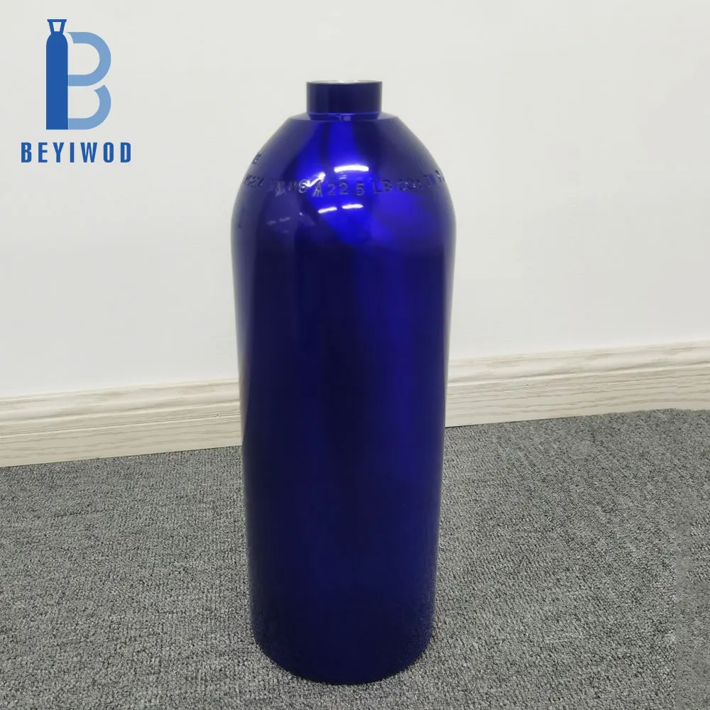 product cga660 valve racing cylinder tank   dot3al high pressure aluminum 25 20lb for co2 gas-3