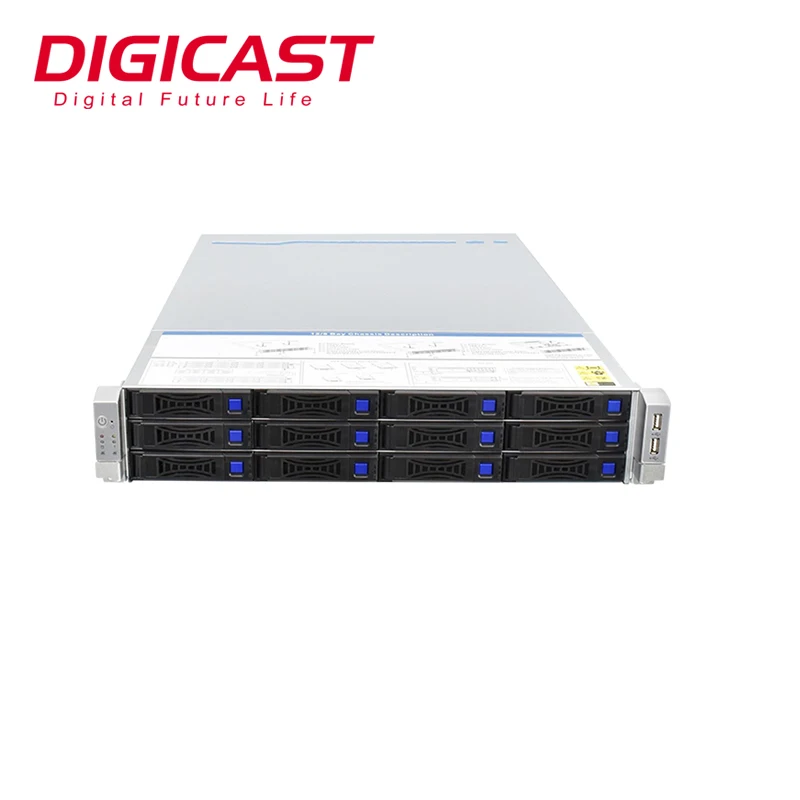 Digicast USS-9000 RTP/UDP  to HLS IPTV/OTT Universal Streaming Solutions Server for Live TV VOD