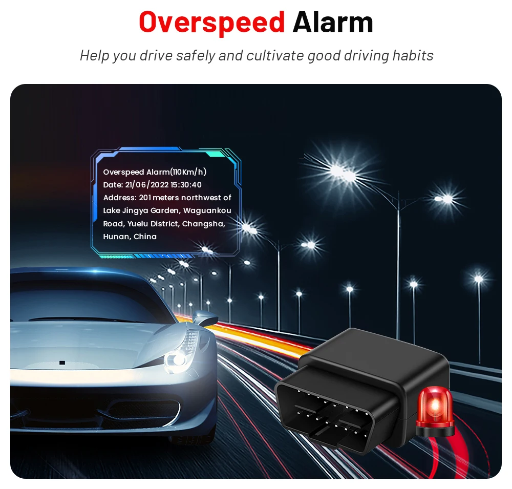 Micodus MV33G 4G Vehicle GPS Tracking Device with Voice Monitor